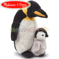 Melissa & Doug Плюшен пингвин с бебе